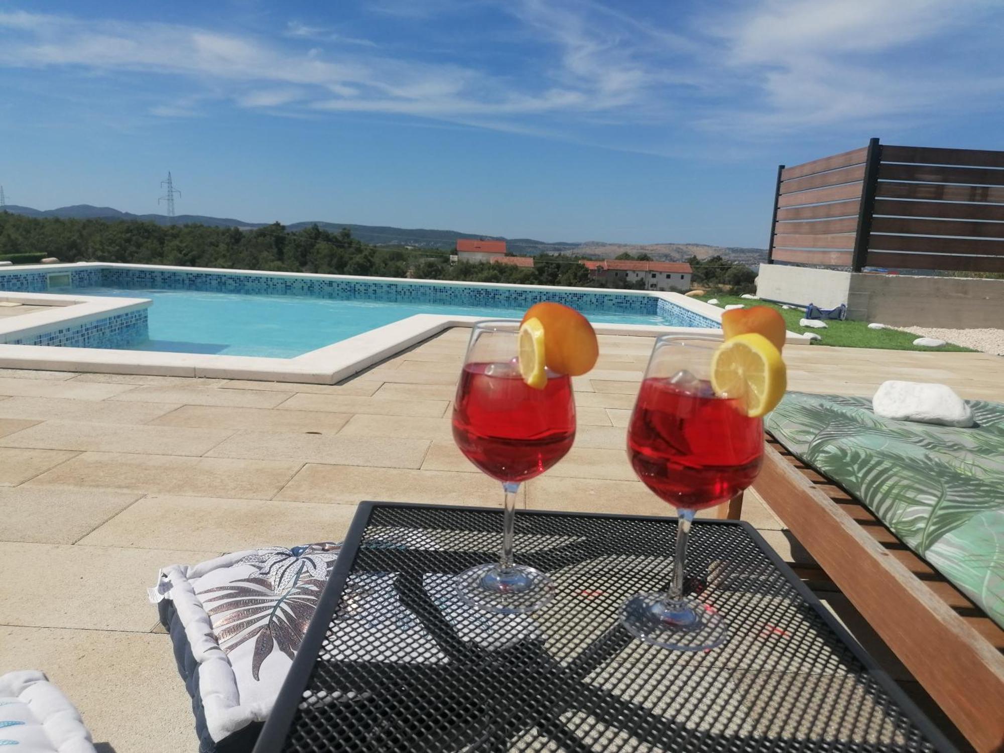 Villa Scolopax Rusticola Skradin With Heated Pool Zewnętrze zdjęcie