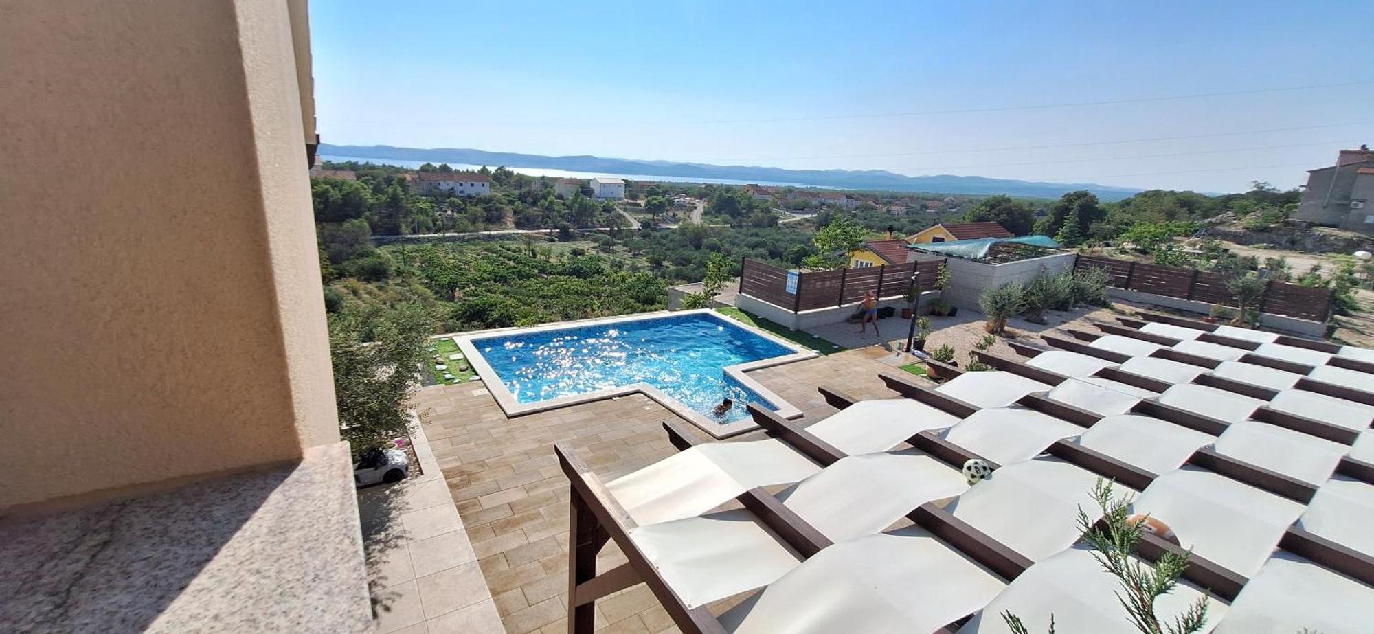 Villa Scolopax Rusticola Skradin With Heated Pool Zewnętrze zdjęcie